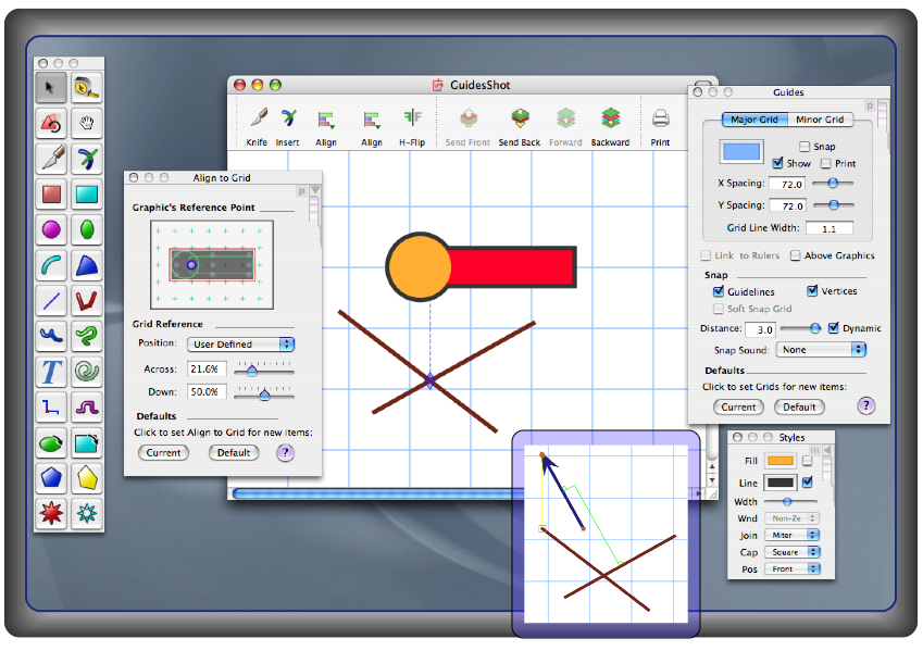 EazyDraw, Make Drawing Fun on OS-X
