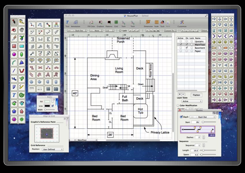 EazyDraw, Make Drawing Fun on OS-X