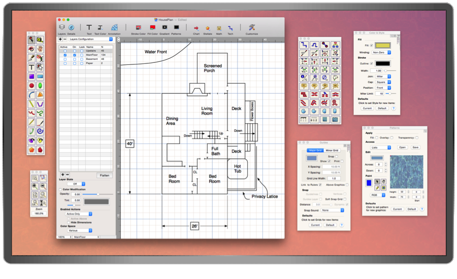 EazyDraw, Make Drawing Fun on OS-X