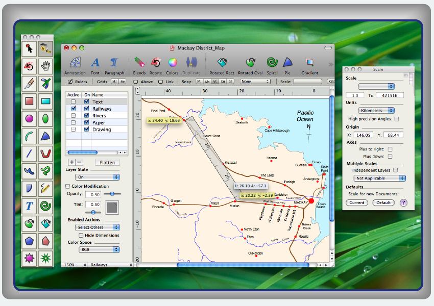 EazyDraw, Make Drawing Fun on OS-X