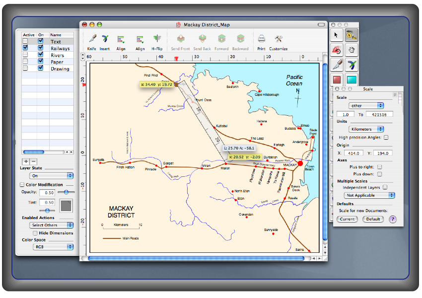 EazyDraw, Make Drawing Fun on OS-X