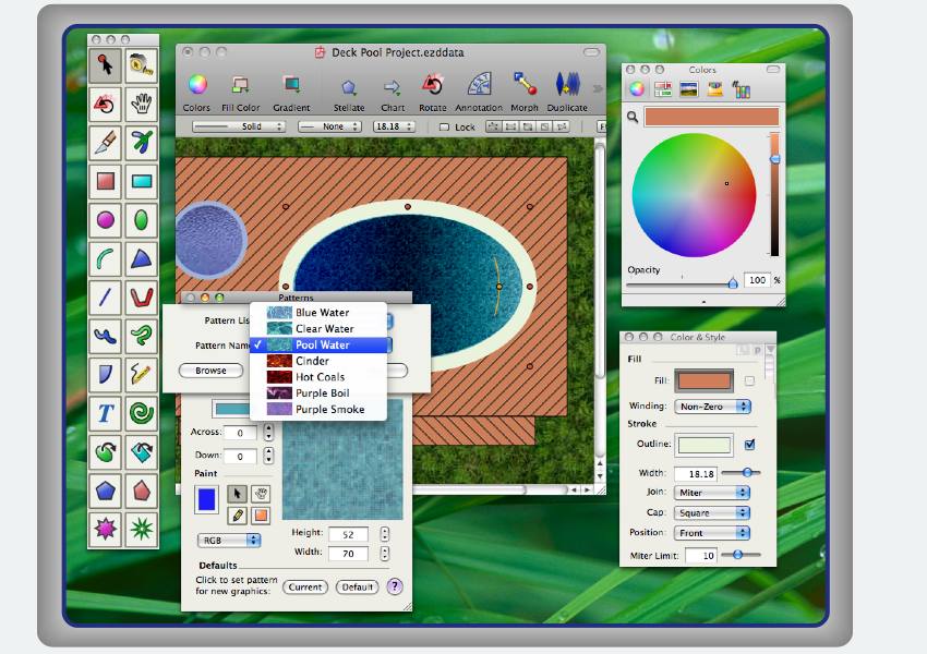 EazyDraw, Make Drawing Fun on OS-X