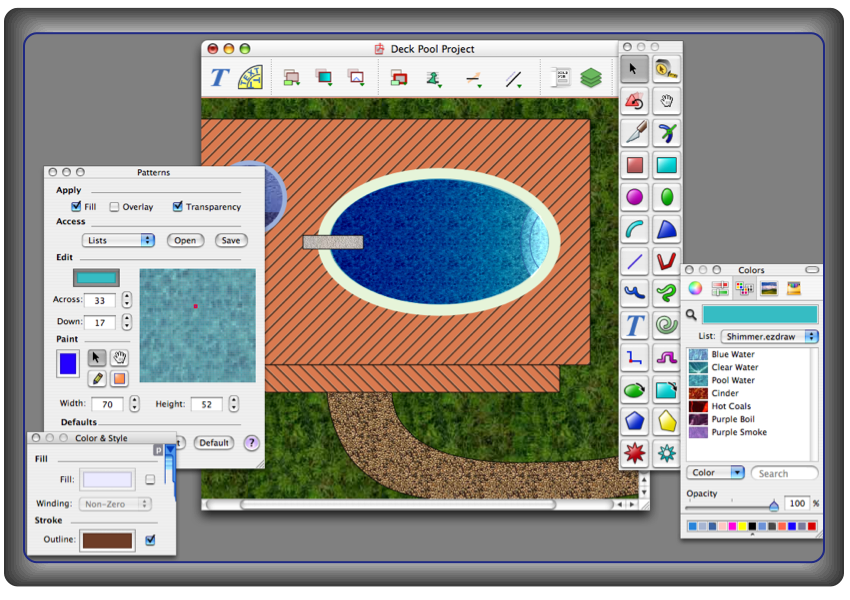 EazyDraw, Make Drawing Fun on OS-X