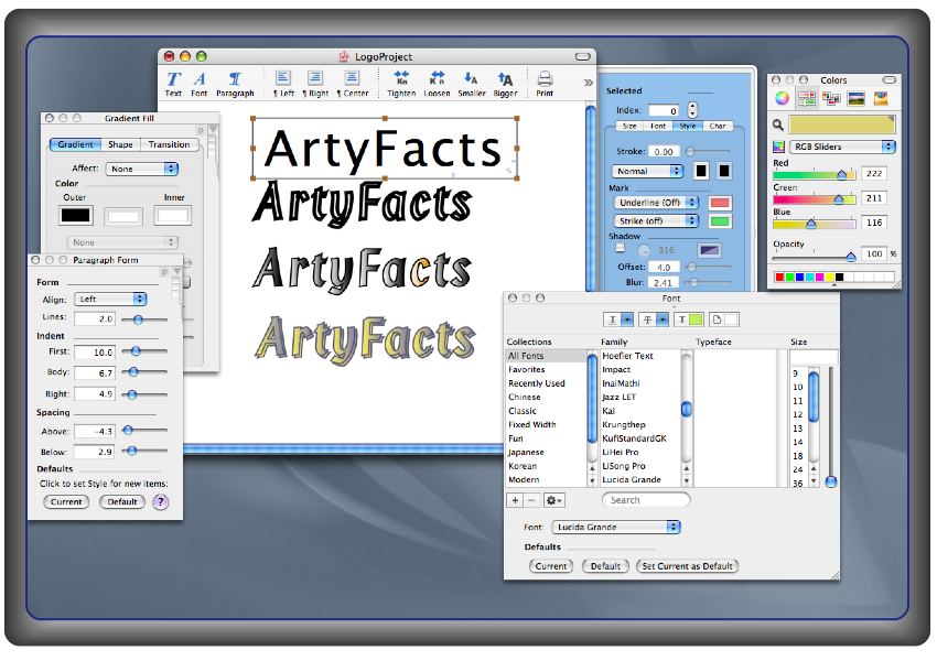 EazyDraw, Make Drawing Fun on OS-X