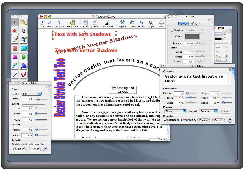 EazyDraw, Make Drawing Fun on OS-X