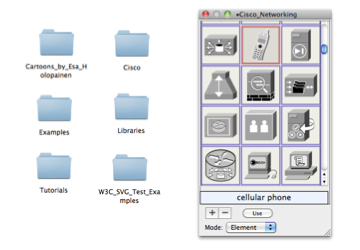 EazyDraw libraries and PDF manual found in the Additions Pack.