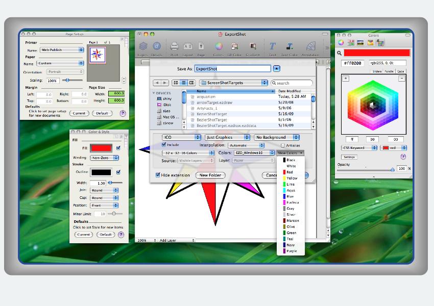 EazyDraw, Make Drawing Fun on OS-X