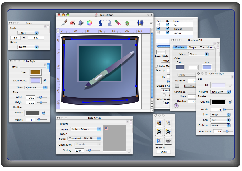 EazyDraw, Make Drawing Fun on OS-X
