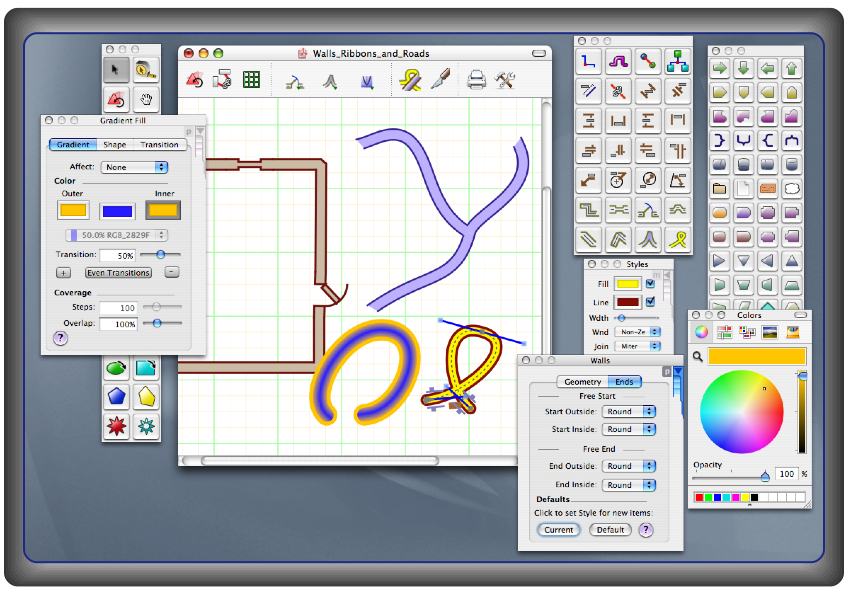 EazyDraw, Make Drawing Fun on OS-X